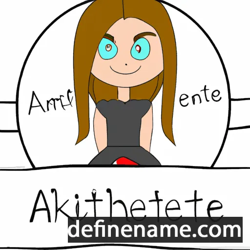 cartoon of the name Aikaterine