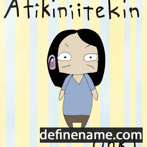 Aikaterini cartoon