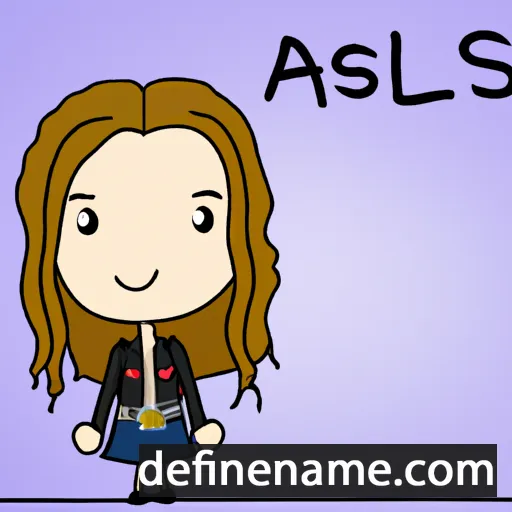 cartoon of the name Ailsa