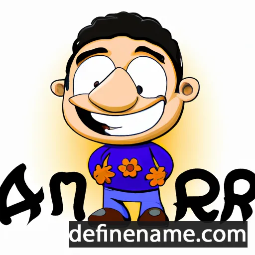 cartoon of the name Aimar