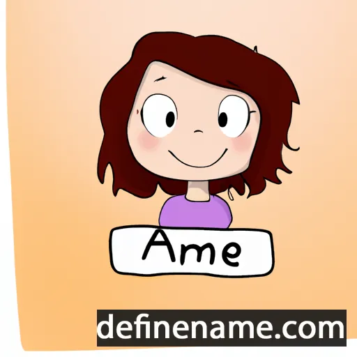 cartoon of the name Aimée