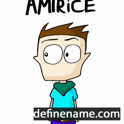 cartoon of the name Aimeric