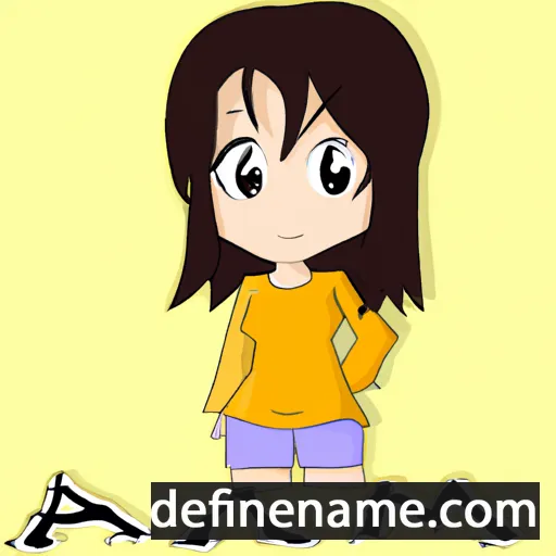 cartoon of the name Aimi