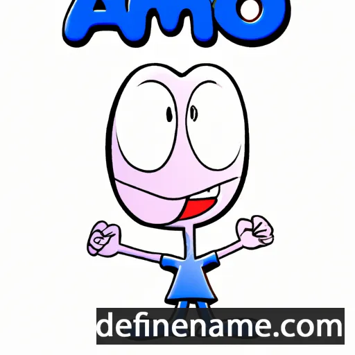 cartoon of the name Aimo