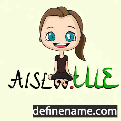 cartoon of the name Ainslee