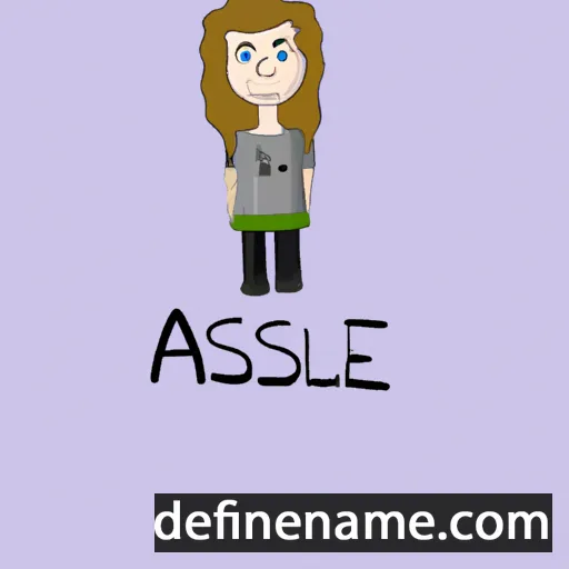 cartoon of the name Ainslie