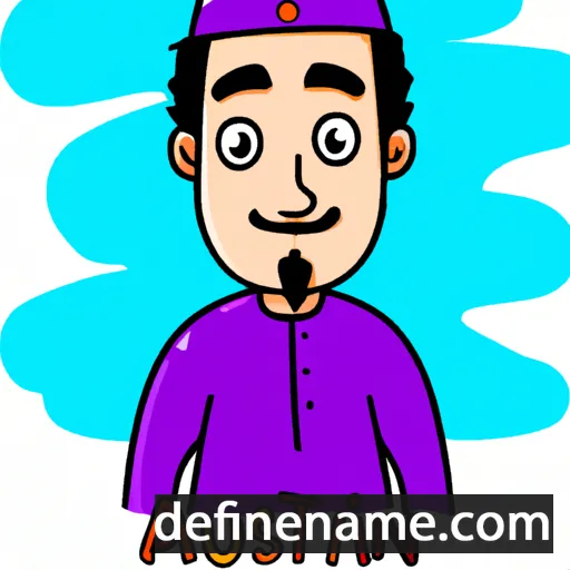 cartoon of the name Aisultan