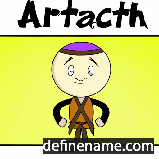 cartoon of the name Aithbhreac