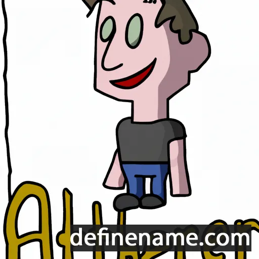 cartoon of the name Aither