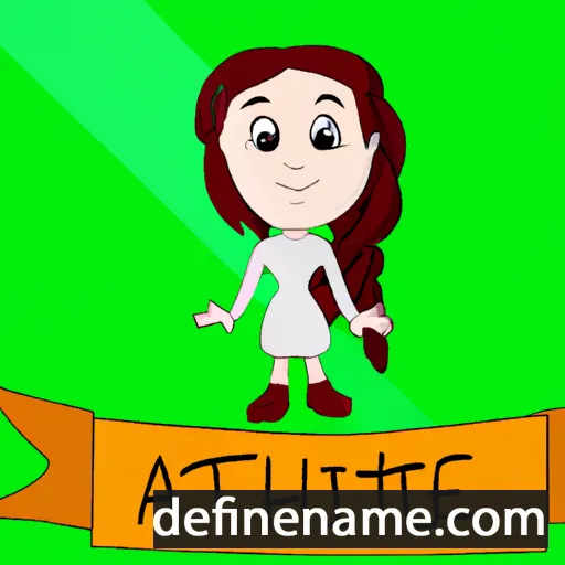 cartoon of the name Aithne