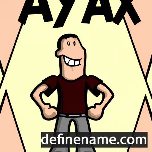 cartoon of the name Ajax