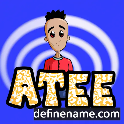 cartoon of the name Ajeet