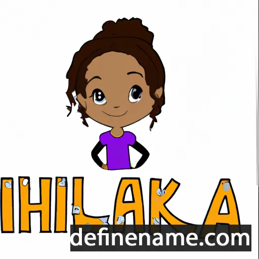 cartoon of the name Akilah