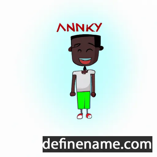 cartoon of the name Akinyi