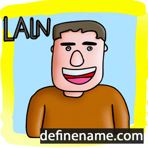 cartoon of the name Alan