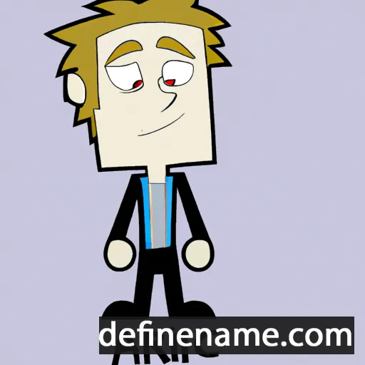 cartoon of the name Alaric