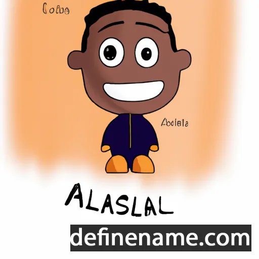 cartoon of the name Alassane