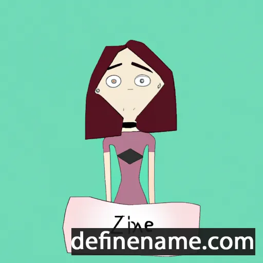 cartoon of the name Alazne