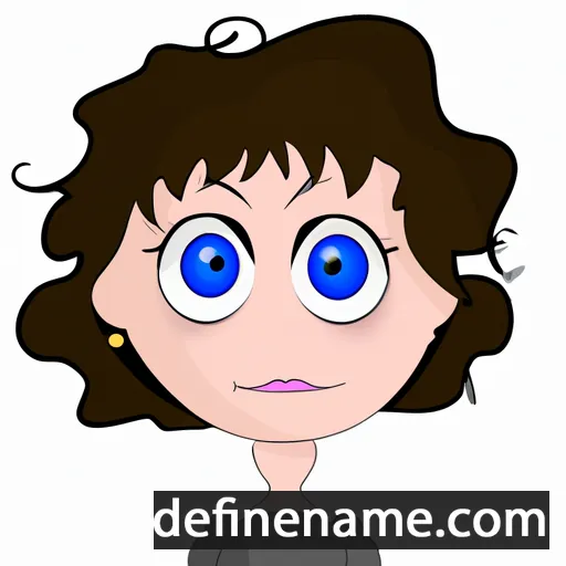 cartoon of the name Albane