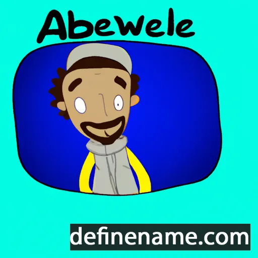 cartoon of the name Albaweniz