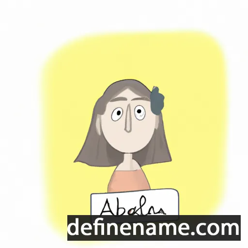 cartoon of the name Albena