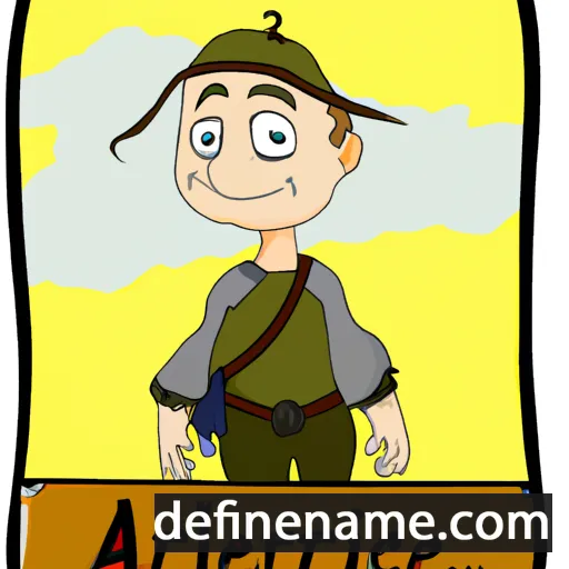 cartoon of the name Alberic