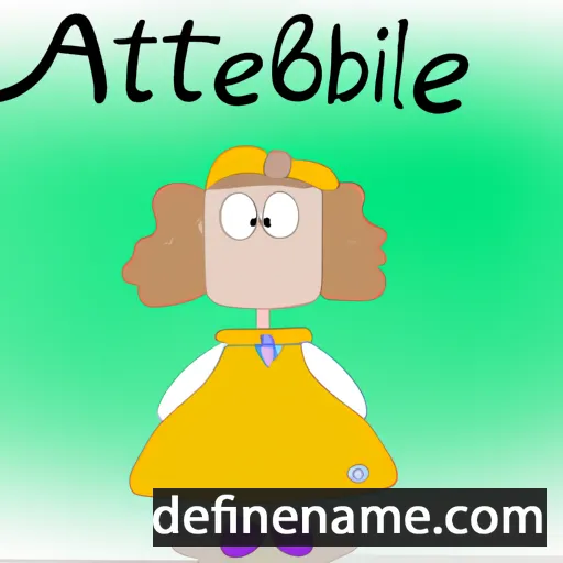 cartoon of the name Albertine