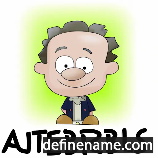 cartoon of the name Albertus