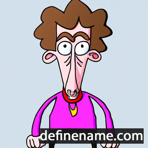 cartoon of the name Albie