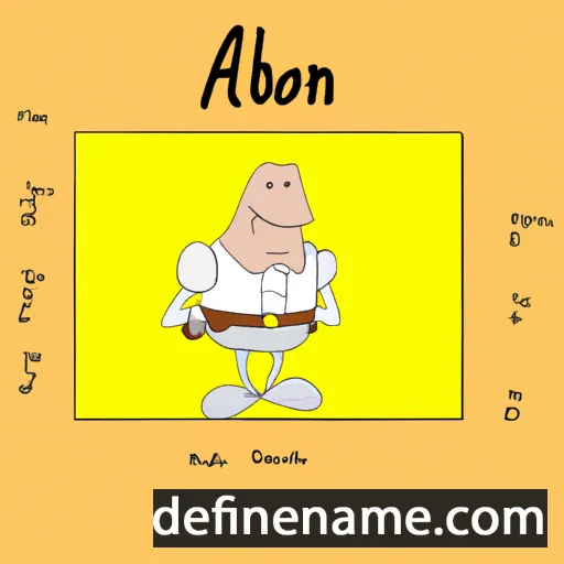 cartoon of the name Alboin