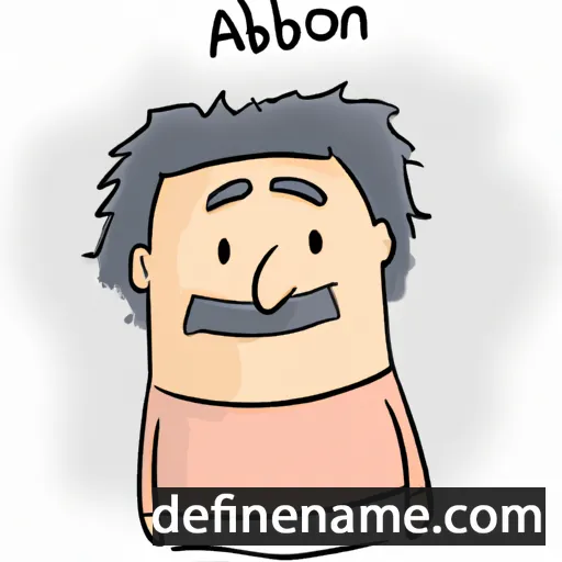 cartoon of the name Alborz