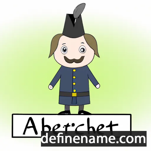 cartoon of the name Albrecht