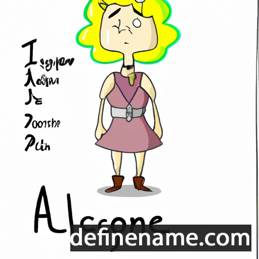 cartoon of the name Alcyone