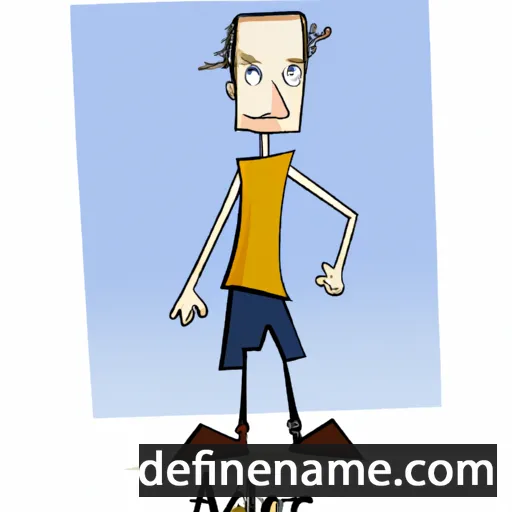 cartoon of the name Aldéric