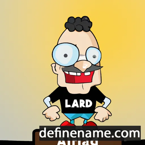 cartoon of the name Aldhard