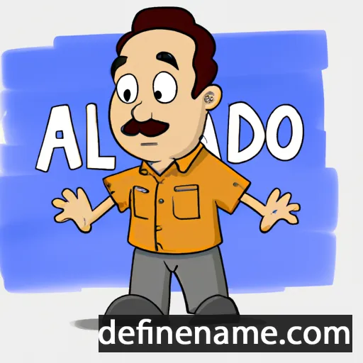 cartoon of the name Aldo