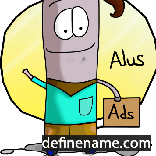 cartoon of the name Aldus