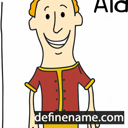 cartoon of the name Aleid