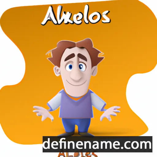 cartoon of the name Alekos