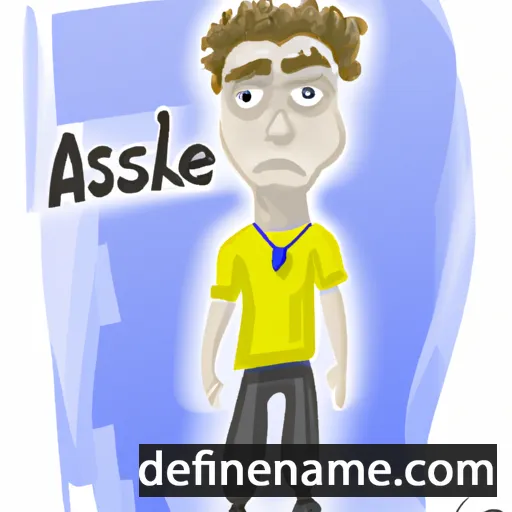 cartoon of the name Aleksei