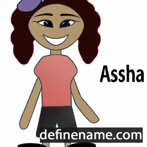 cartoon of the name Alesha