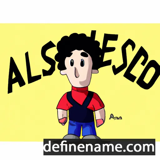 cartoon of the name Alessandro