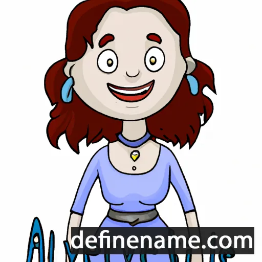 cartoon of the name Alevtina