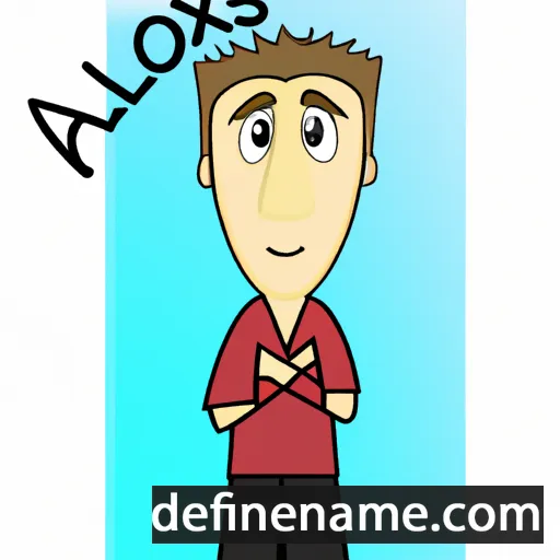 cartoon of the name Alexios