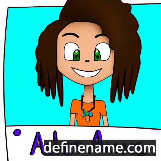 cartoon of the name Alexus