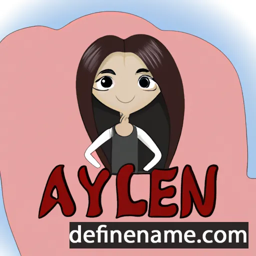 cartoon of the name Aleyna