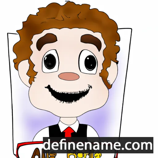 cartoon of the name Alfie