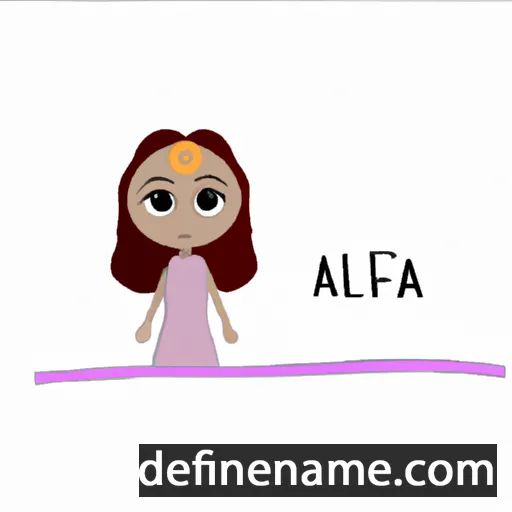 Alfiya cartoon