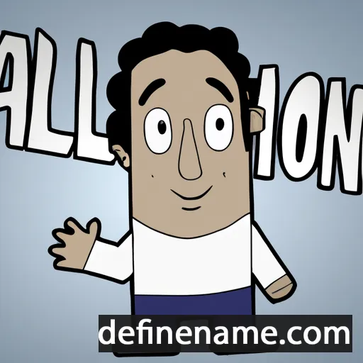 cartoon of the name Alfonso