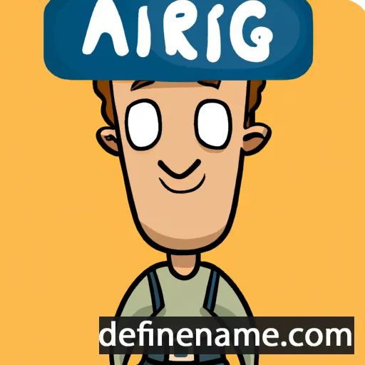 cartoon of the name Algar